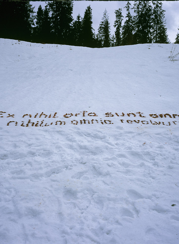 Ex nihil orta sunt omnia et in nihilum omnia revolvuntur, 2015
